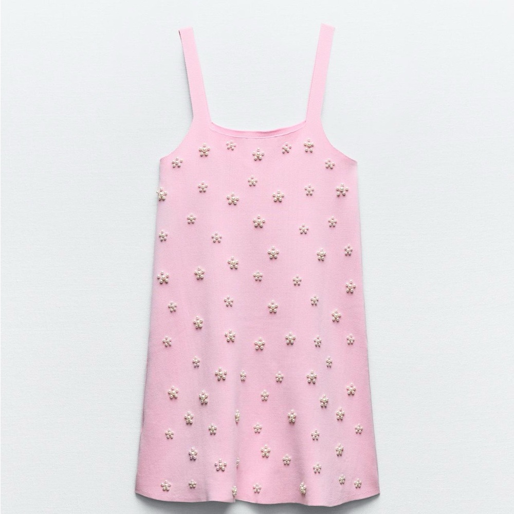 Zara New with Tags Pink Dress Size Medium
